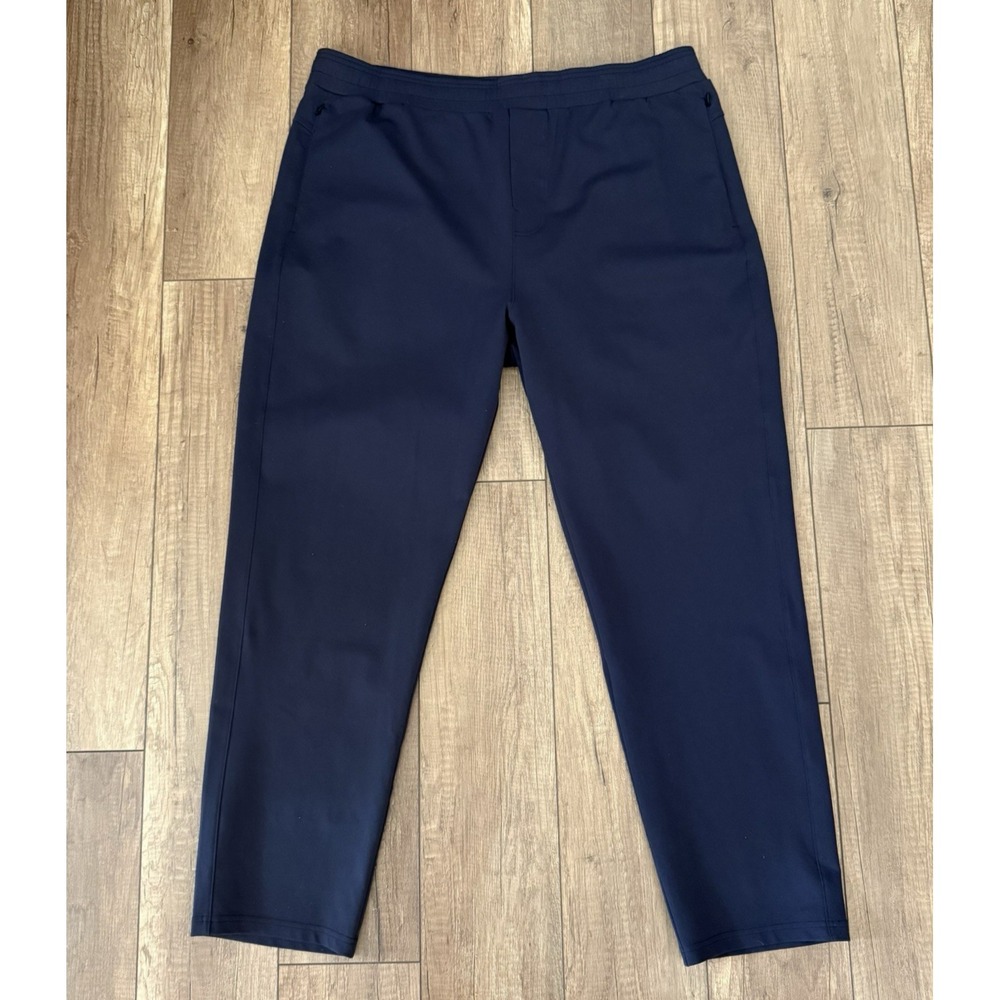 Public Rec Gamechanger Rec Pants Men's 42x32 Navy Blue Stretch Performance EUC